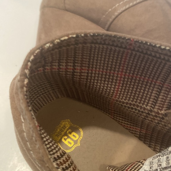 NWT & Vintage Route 66 Taupe Wedge Faux Suede Bootie - Picture 8 of 9